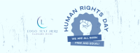 Human Rights Protest Facebook Cover Image Preview