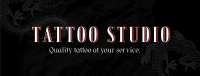 Amazing Tattoo Facebook Cover Design