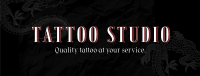 Amazing Tattoo Facebook Cover Image Preview