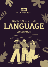 Celebrate Mother Language Day Flyer