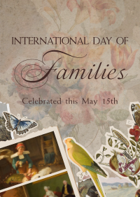 Renaissance Collage Day of Families Poster