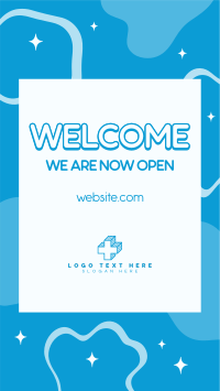 Welcome Now Open Instagram Story Design