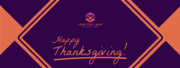 Happy Thanksgiving Facebook Cover Design