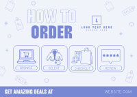 Simple Ordering Guide Postcard