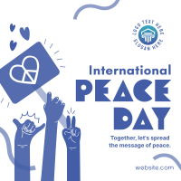 United for Peace Day Linkedin Post