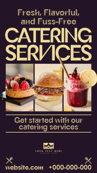 Modern Food Catering Services Instagram Reel Image Preview