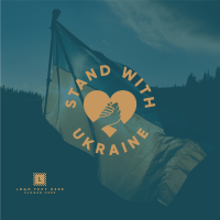 Stand with Ukraine Instagram Post