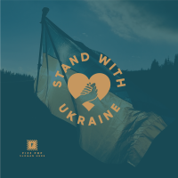 Stand with Ukraine Instagram Post Image Preview