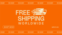 Minimalist Free Shipping Animation