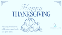 Thanksgiving Greeting Video Design