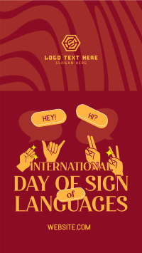 Sign Languages Day Celebration Instagram Reel