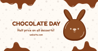 Chocolate Bunny Facebook Ad