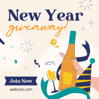 New Year Giveaway Instagram Post