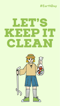 Clean the Planet Facebook Story