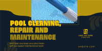 Pool Cleaning Services Twitter Post