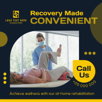 Convenient Recovery Instagram Post Design