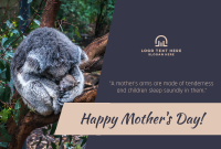 Mother's Day Koala Pinterest Cover Design