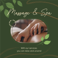 Body Massage Instagram Post example 1