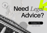 Professional Legal Firm Postcard