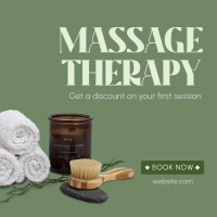 Massage Therapy Instagram Post Design