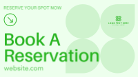 Book A Reservation Animation