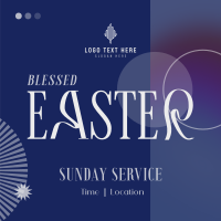 Easter Sunday Service Linkedin Post