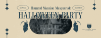 Modern Halloween Party Facebook Cover Design