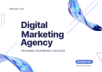 Digital Marketing Agency Postcard