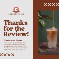 Elegant Cafe Review Instagram Post