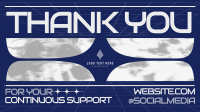 Brutalist Thank You Facebook Event Cover