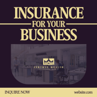 Retro Business Insurance Instagram Post Image Preview