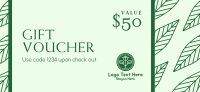 Plant Shop Gift Certificate example 3