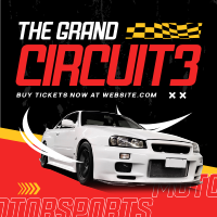 Grand Circuit Instagram Post Design