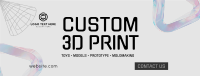 Professional 3D Printing  Facebook Cover Design