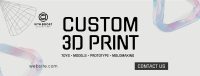 Professional 3D Printing  Facebook Cover Image Preview