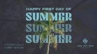 Summer Palm Tree Animation