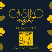 Casino Night Elegant Linkedin Post Image Preview