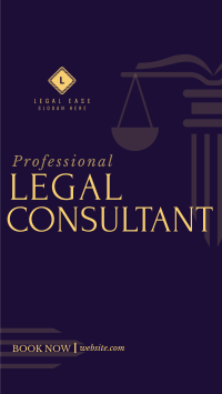 Professional Legal Consultant TikTok Video Image Preview