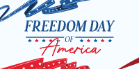 Freedom Day of America Twitter Post