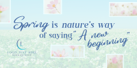 Spring Quote Twitter Post