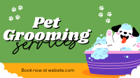 Dog Bath Grooming Animation Image Preview