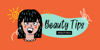 Beauty Cute Tips Twitter Post