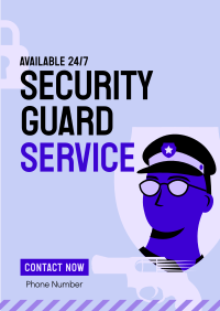 Security Guard Job Poster