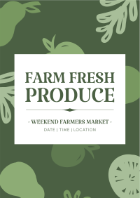 Farm Fresh Produce Poster