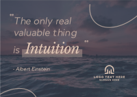 Intuition Postcard