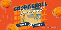 Basketball Game Tournament Twitter Post