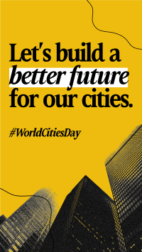 World Cities Day Instagram Story Design