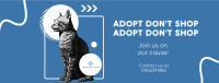 Pet Adoption Advocacy Facebook Cover