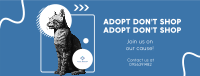 Pet Adoption Advocacy Facebook Cover Image Preview