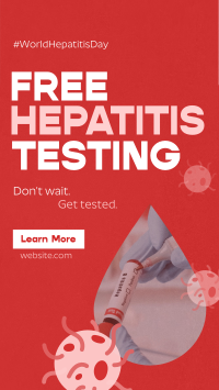 Textured Hepatitis Testing Instagram Reel